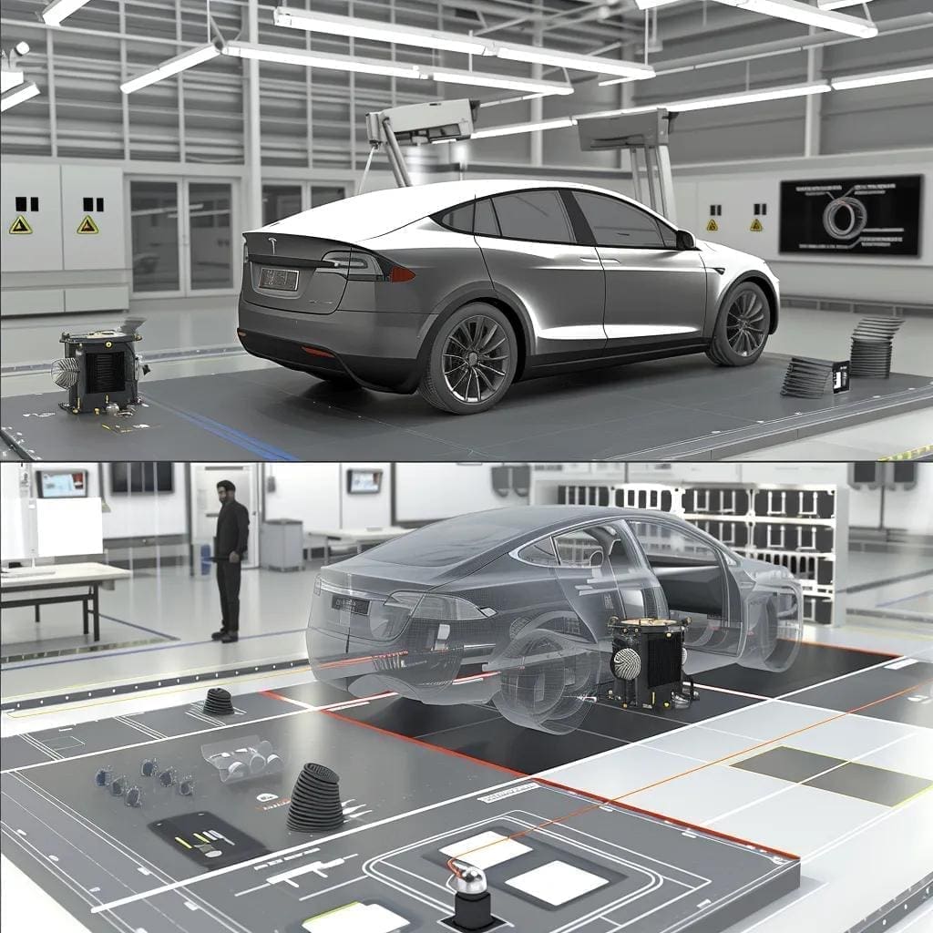 Step-by-step process of ADAS windshield calibration with visuals of each stage