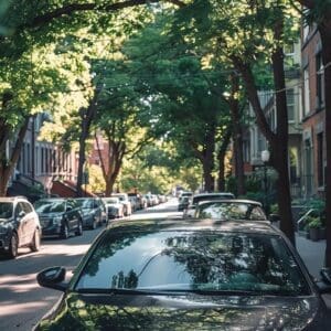 Car with clear windshield in Ottawa-Gatineau, representing auto glass insurance benefits